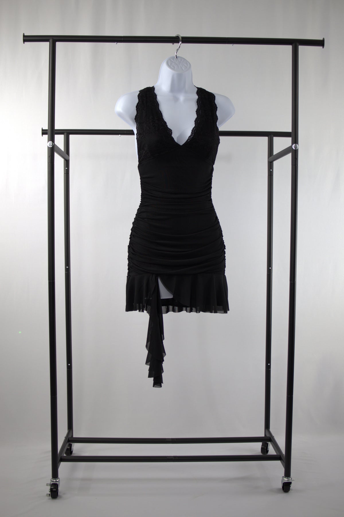 Lace Halter Mini Dress