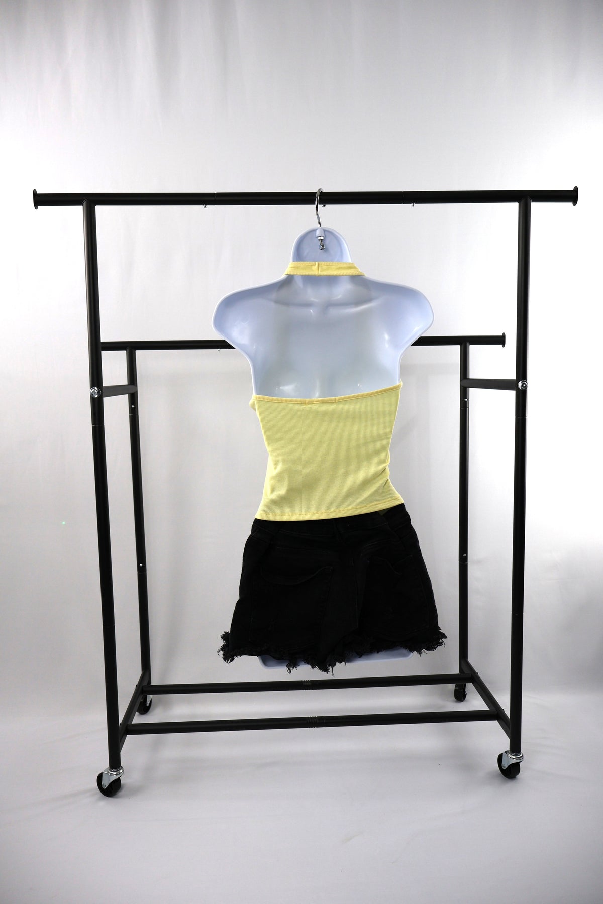 Yellow Halter Top with Built in Bra