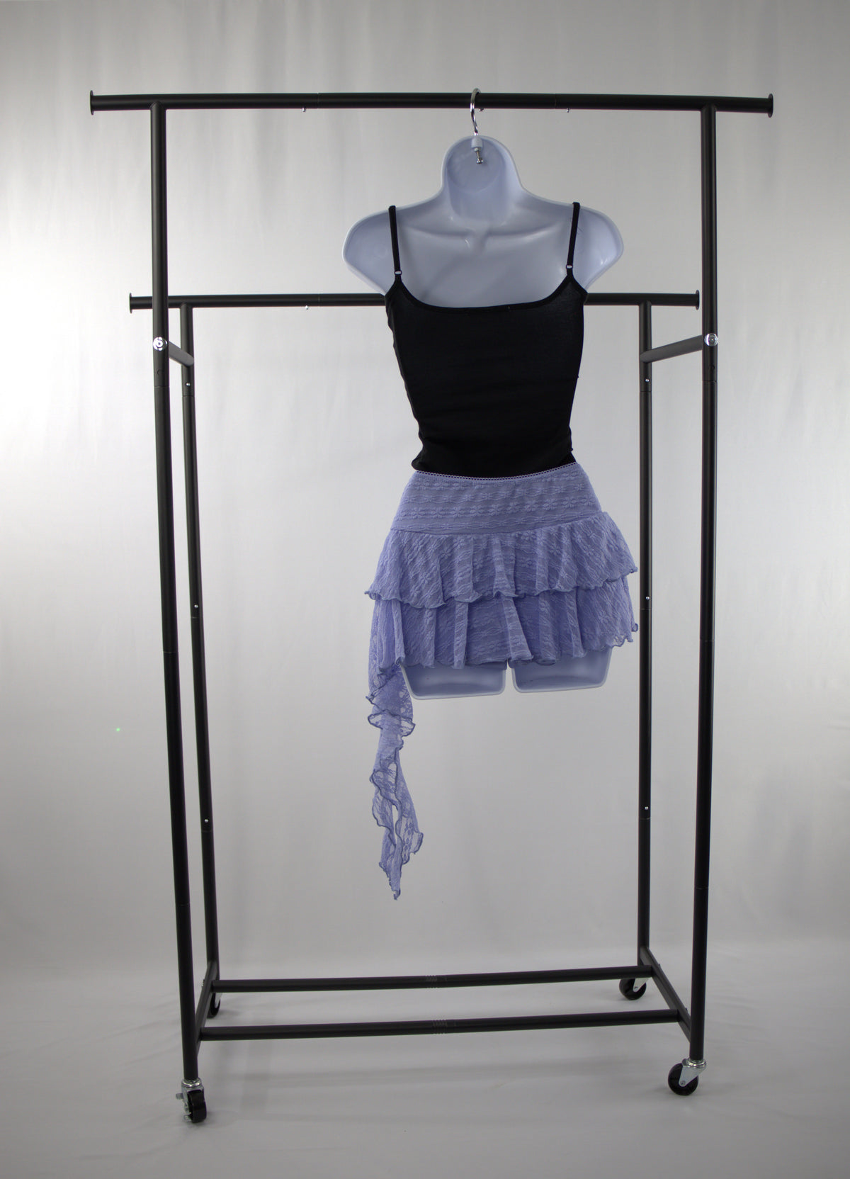 Asymmetrical Ruffled Skort