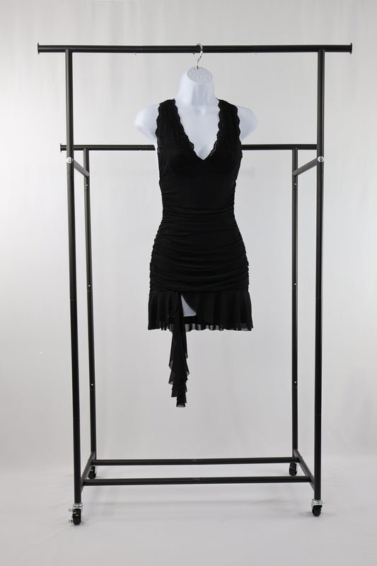 Lace Halter Mini Dress