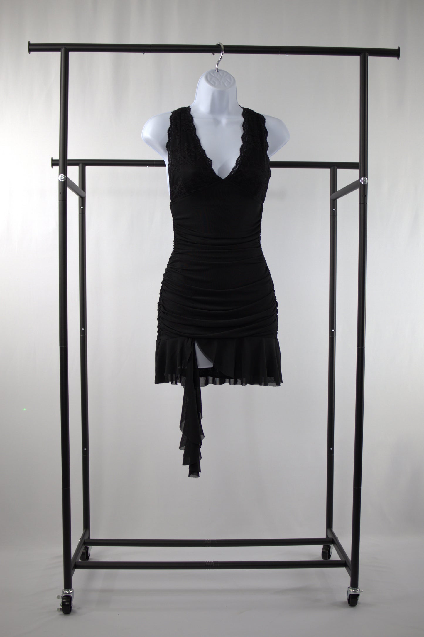 Lace Halter Mini Dress