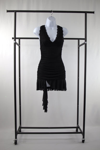 Lace Halter Mini Dress