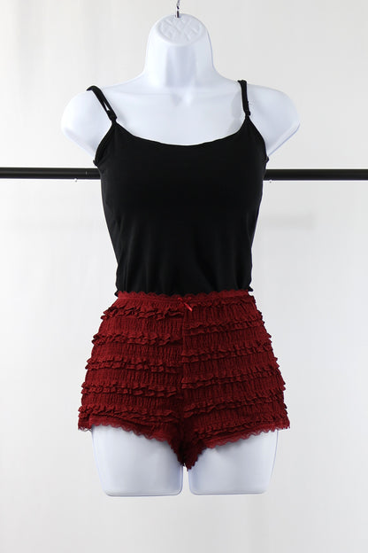 Stretch Frill Lace Shorts